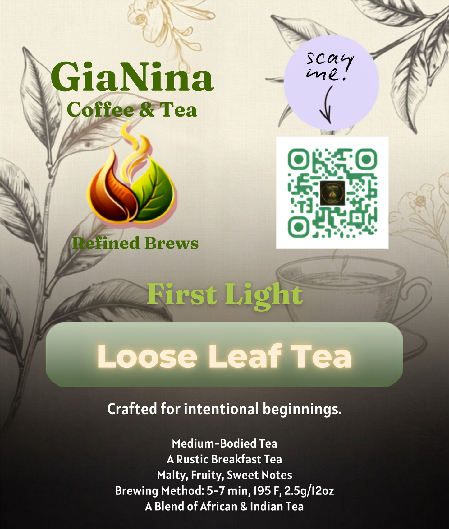 First Light - English Breakfast Tea