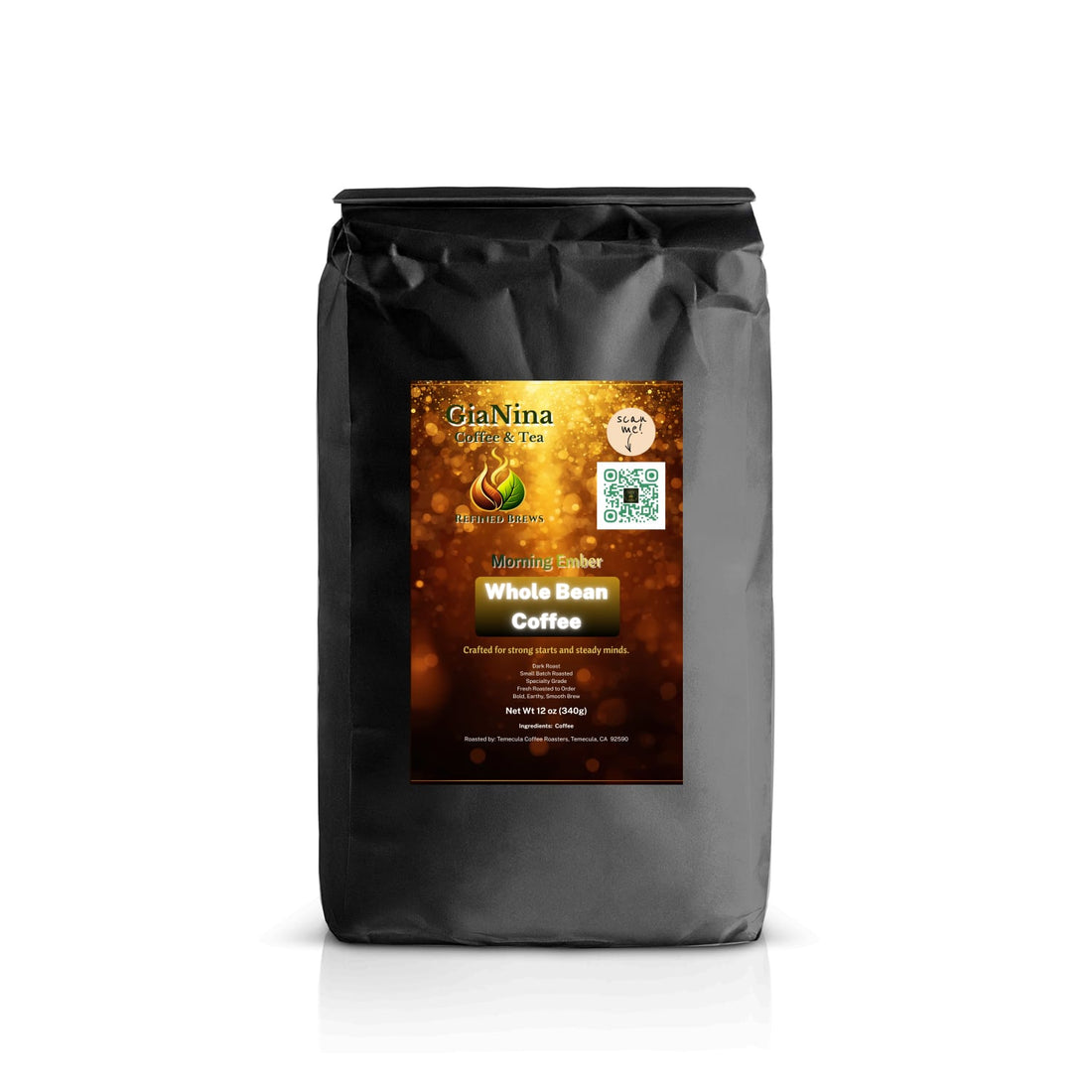 Morning Ember Cowboy Blend whole bean coffee, 12oz bag