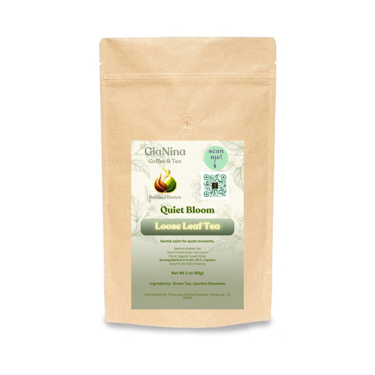 Quiet Bloom Jasmine loose leaf tea, 3oz