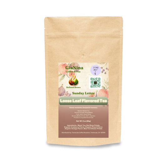 Sunday Letter loose leaf Peach Paradise tea, 3oz bag