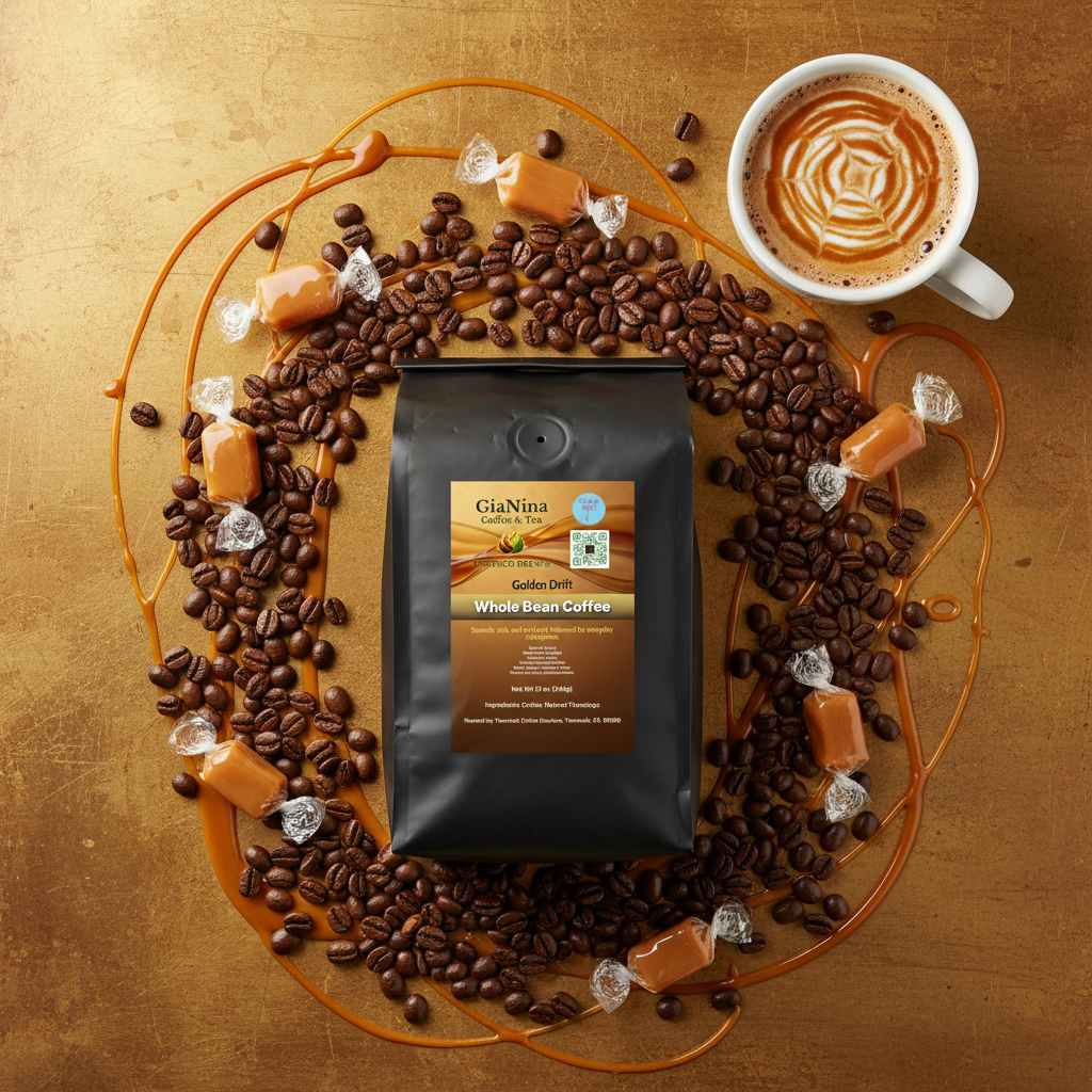 Golden Drift Flat Lay