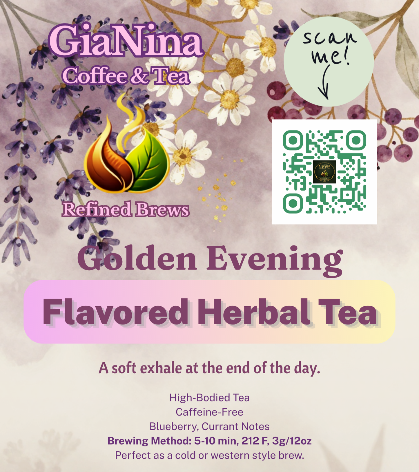 Golden Evening - Hibiscus Berry Rooibos