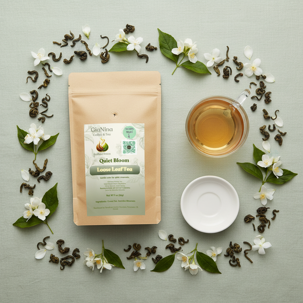 Quiet Bloom Flat Lay