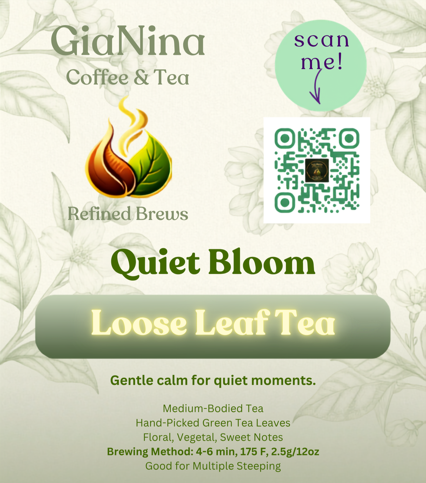 Quiet Bloom - Jasmine Tea
